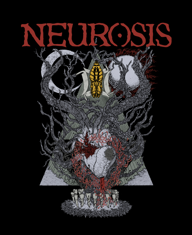 Neurosis 30th Anniversary artwork by John Santos 