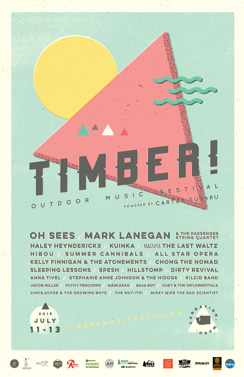 Timber! Outdoor Music Festival Lineup Announcement